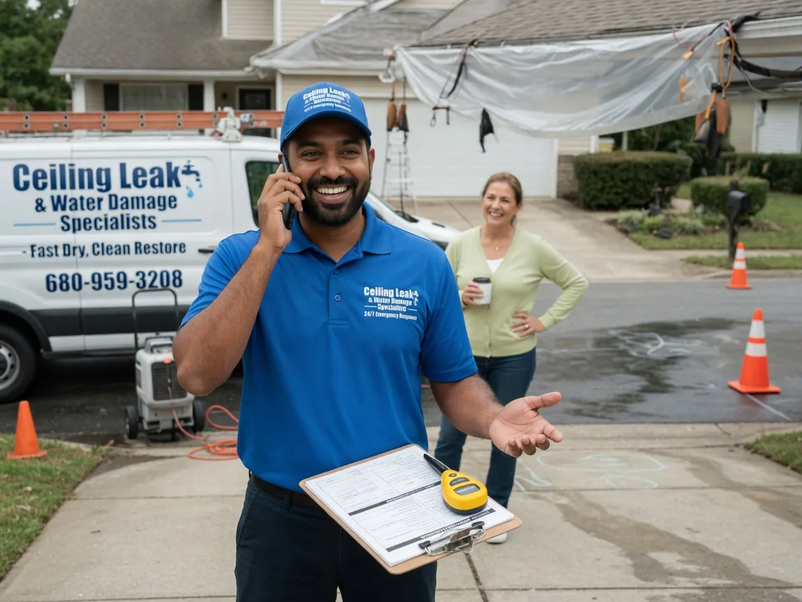Ceiling Leak Cleanup Alpine, WY FAQs